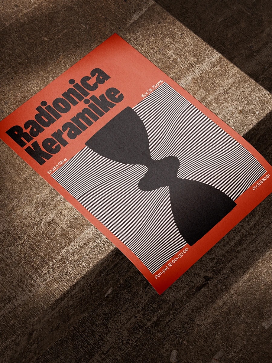 Letak Radionica Keramike Mockup