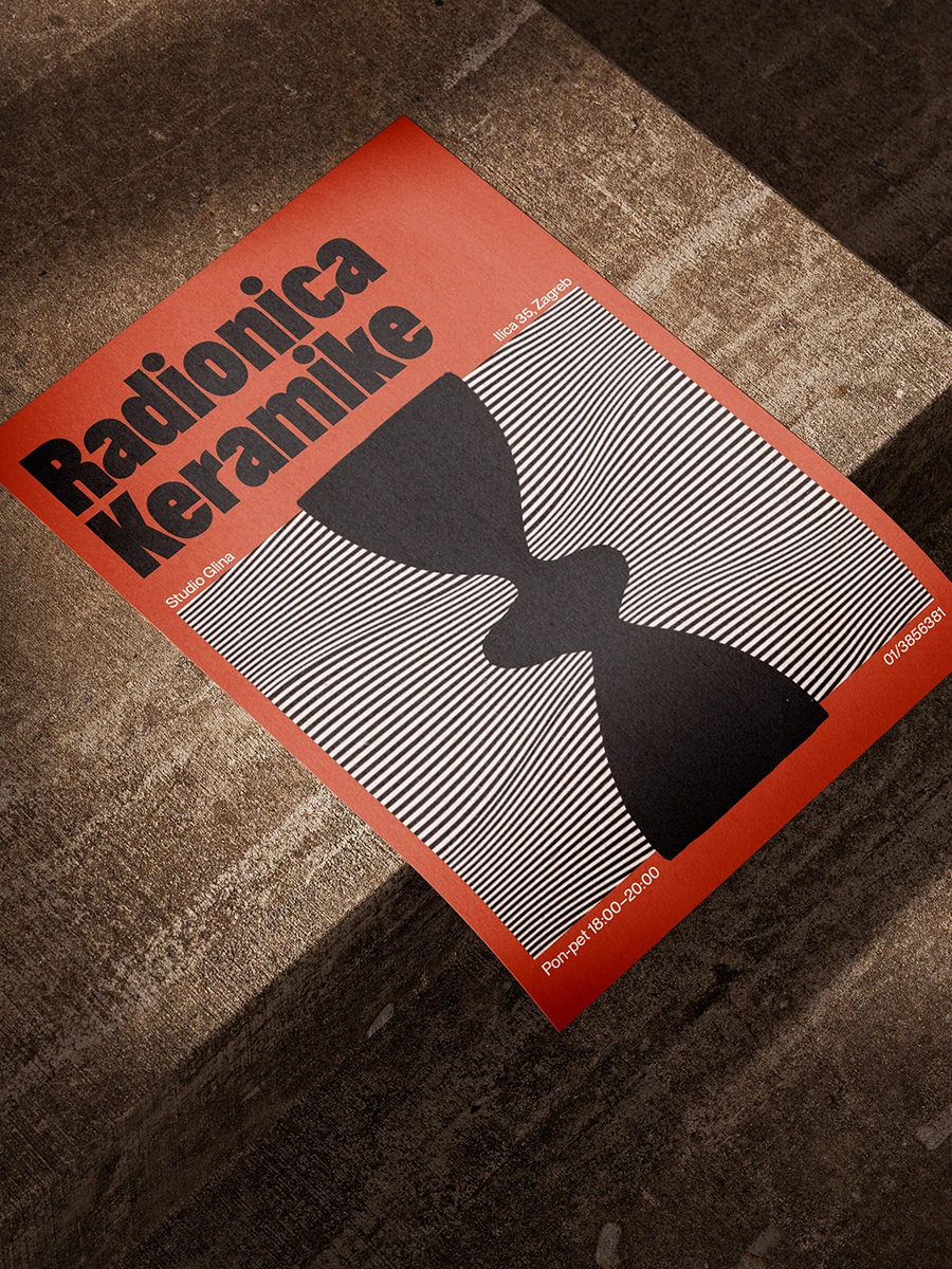 Letak Radionica Keramike Mockup